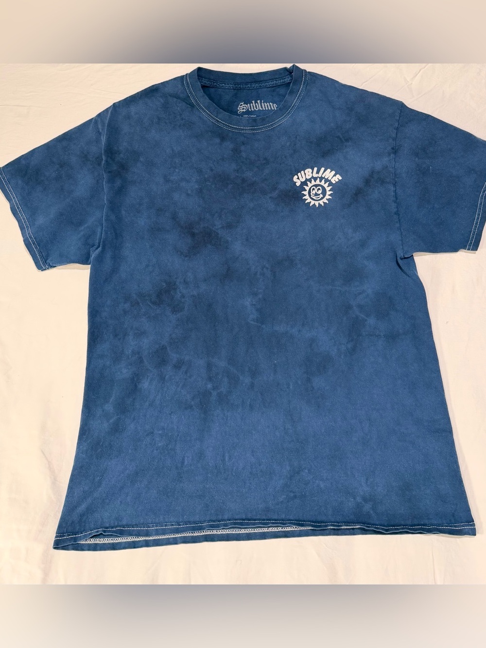 Sublime Short Sleeve Crewneck T-Shirt — Navy Blue